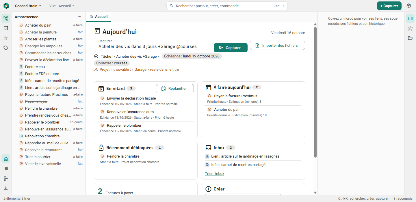 Projet introuvable